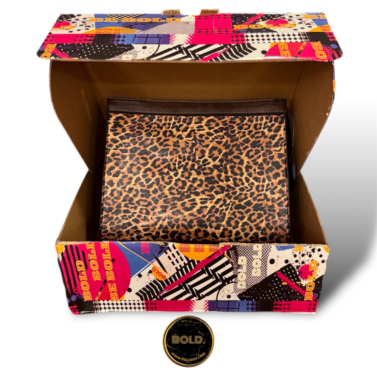Classic Leopard Pouch Bag