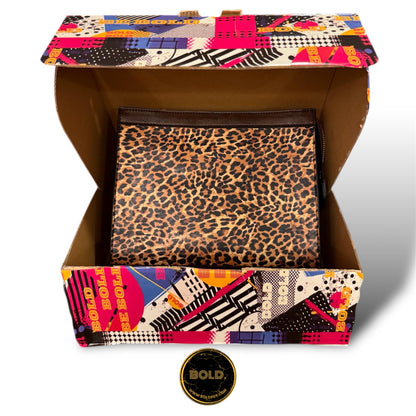 Classic Leopard Pouch Bag