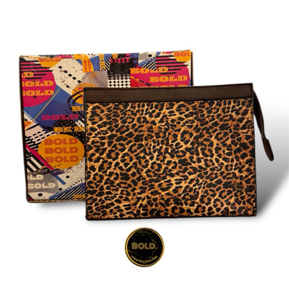 Classic Leopard Pouch Bag
