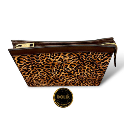 Classic Leopard Pouch Bag